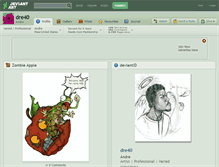 Tablet Screenshot of dre40.deviantart.com