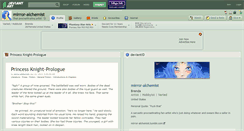 Desktop Screenshot of mirror-alchemist.deviantart.com