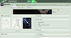 Desktop Screenshot of akymonster.deviantart.com
