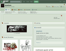 Tablet Screenshot of jessetoon.deviantart.com