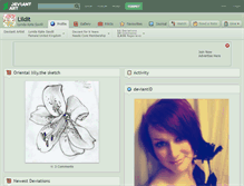 Tablet Screenshot of lildit.deviantart.com