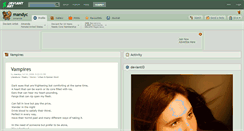 Desktop Screenshot of mandyc.deviantart.com