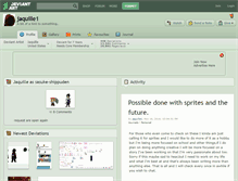 Tablet Screenshot of jaquille1.deviantart.com