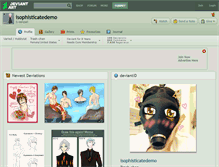 Tablet Screenshot of isophisticatedemo.deviantart.com