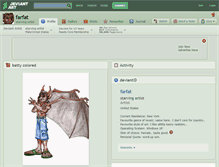 Tablet Screenshot of farfat.deviantart.com