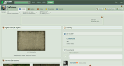 Desktop Screenshot of craftmans.deviantart.com
