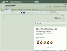 Tablet Screenshot of lightstheangel.deviantart.com