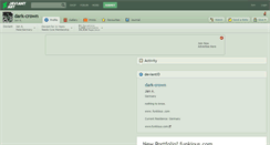 Desktop Screenshot of dark-crown.deviantart.com