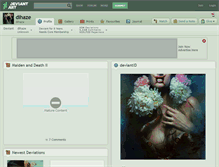 Tablet Screenshot of dihaze.deviantart.com