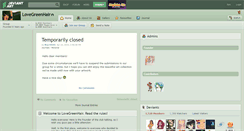 Desktop Screenshot of lovegreenhair.deviantart.com