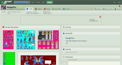 Desktop Screenshot of mango5zx.deviantart.com