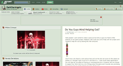 Desktop Screenshot of darkstarangelo.deviantart.com