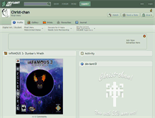 Tablet Screenshot of christ-chan.deviantart.com