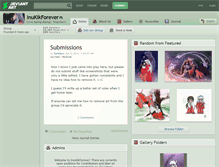 Tablet Screenshot of inukikforever.deviantart.com