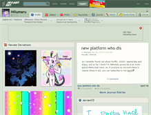 Tablet Screenshot of hiilumaru.deviantart.com