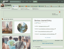 Tablet Screenshot of fantappie.deviantart.com
