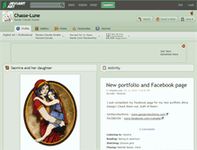 Tablet Screenshot of chasse-lune.deviantart.com