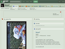 Tablet Screenshot of narya7.deviantart.com