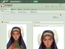 Tablet Screenshot of kurospoons.deviantart.com