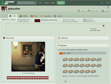 Tablet Screenshot of antocullen.deviantart.com