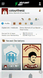 Mobile Screenshot of colourtheoz.deviantart.com