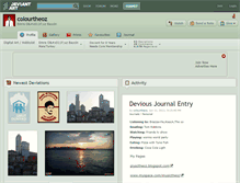 Tablet Screenshot of colourtheoz.deviantart.com