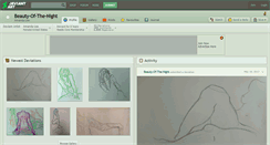 Desktop Screenshot of beauty-of-the-night.deviantart.com