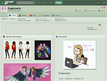 Tablet Screenshot of dragonastra.deviantart.com