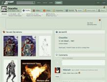 Tablet Screenshot of graceliss.deviantart.com