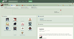 Desktop Screenshot of 102107.deviantart.com