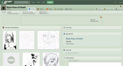 Desktop Screenshot of black-rose-of-death.deviantart.com