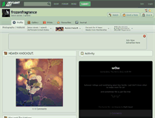 Tablet Screenshot of frozenfragrance.deviantart.com