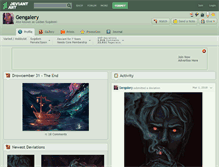 Tablet Screenshot of gengalery.deviantart.com