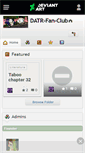 Mobile Screenshot of datr-fan-club.deviantart.com