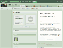 Tablet Screenshot of datr-fan-club.deviantart.com