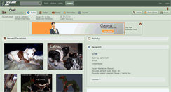 Desktop Screenshot of creir.deviantart.com