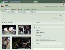 Tablet Screenshot of creir.deviantart.com