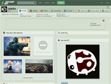 Tablet Screenshot of ddal84.deviantart.com