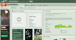 Desktop Screenshot of preciousredrose.deviantart.com