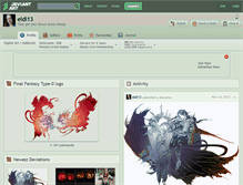 Tablet Screenshot of eldi13.deviantart.com