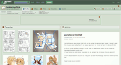 Desktop Screenshot of bestarmychick.deviantart.com