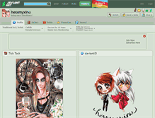 Tablet Screenshot of hesxmyxinu.deviantart.com