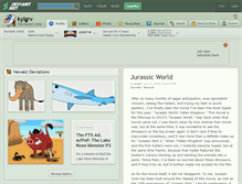 Tablet Screenshot of kylgrv.deviantart.com