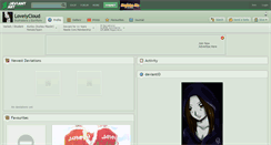Desktop Screenshot of lovelycloud.deviantart.com