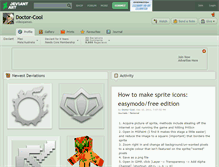 Tablet Screenshot of doctor-cool.deviantart.com