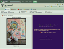 Tablet Screenshot of karyaazure.deviantart.com