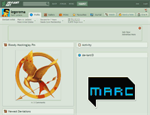 Tablet Screenshot of legerema.deviantart.com