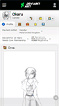 Mobile Screenshot of okaru.deviantart.com