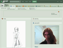 Tablet Screenshot of okaru.deviantart.com