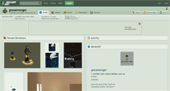 Desktop Screenshot of goosemonger.deviantart.com
